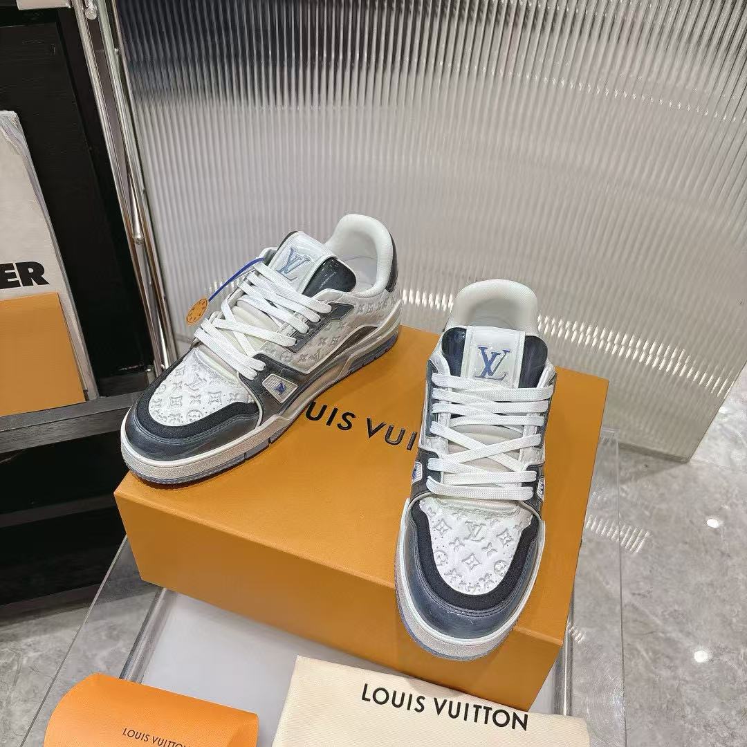 LVの高品質プリントプラットフォームシューズ【50％割引+送料無料】