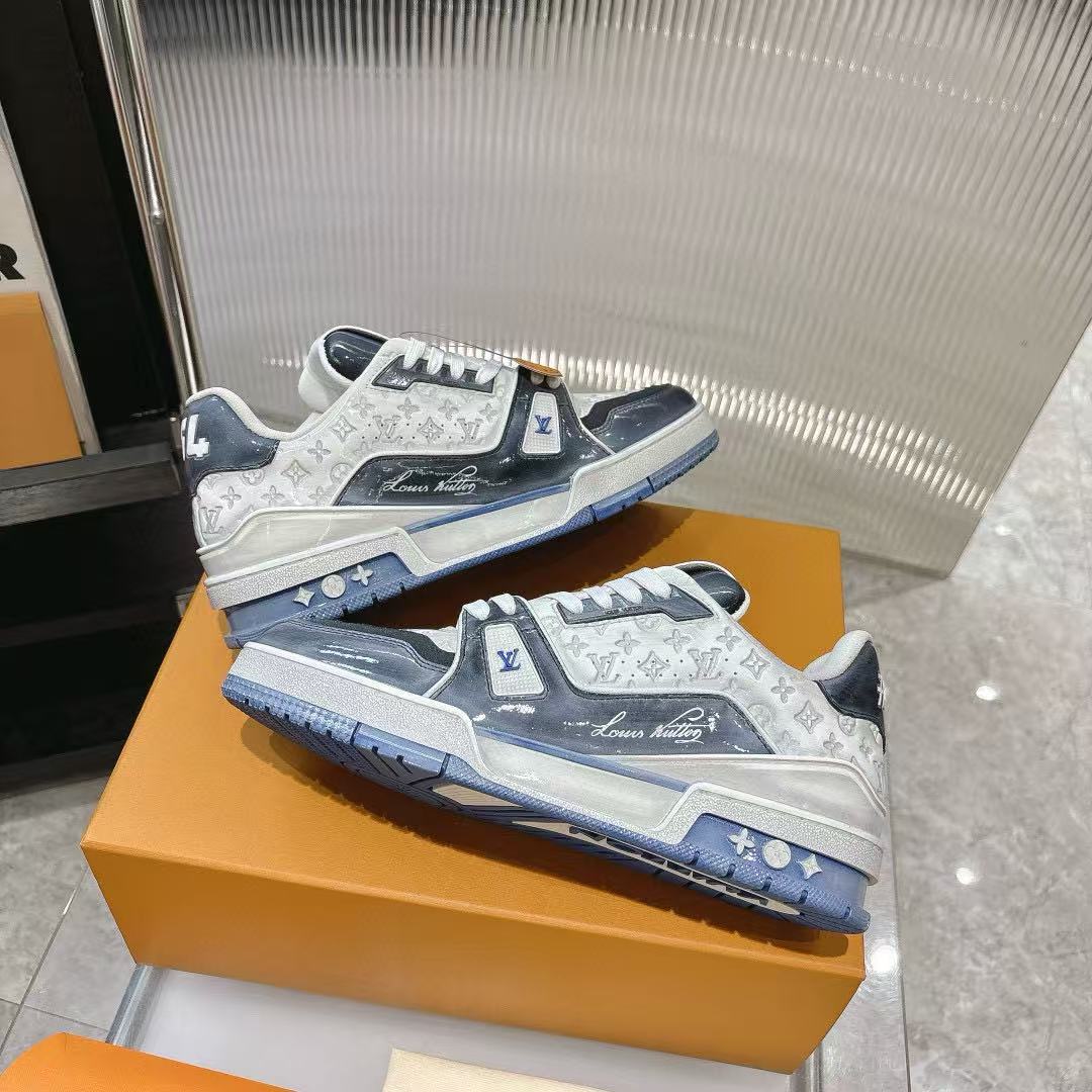 LVの高品質プリントプラットフォームシューズ【50％割引+送料無料】