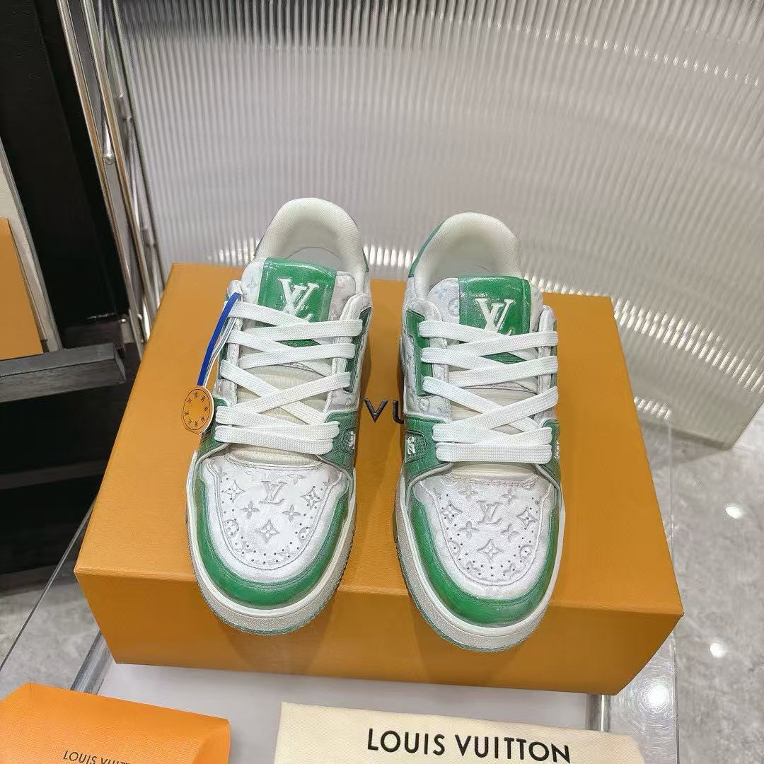 LVの高品質プリントプラットフォームシューズ【50％割引+送料無料】