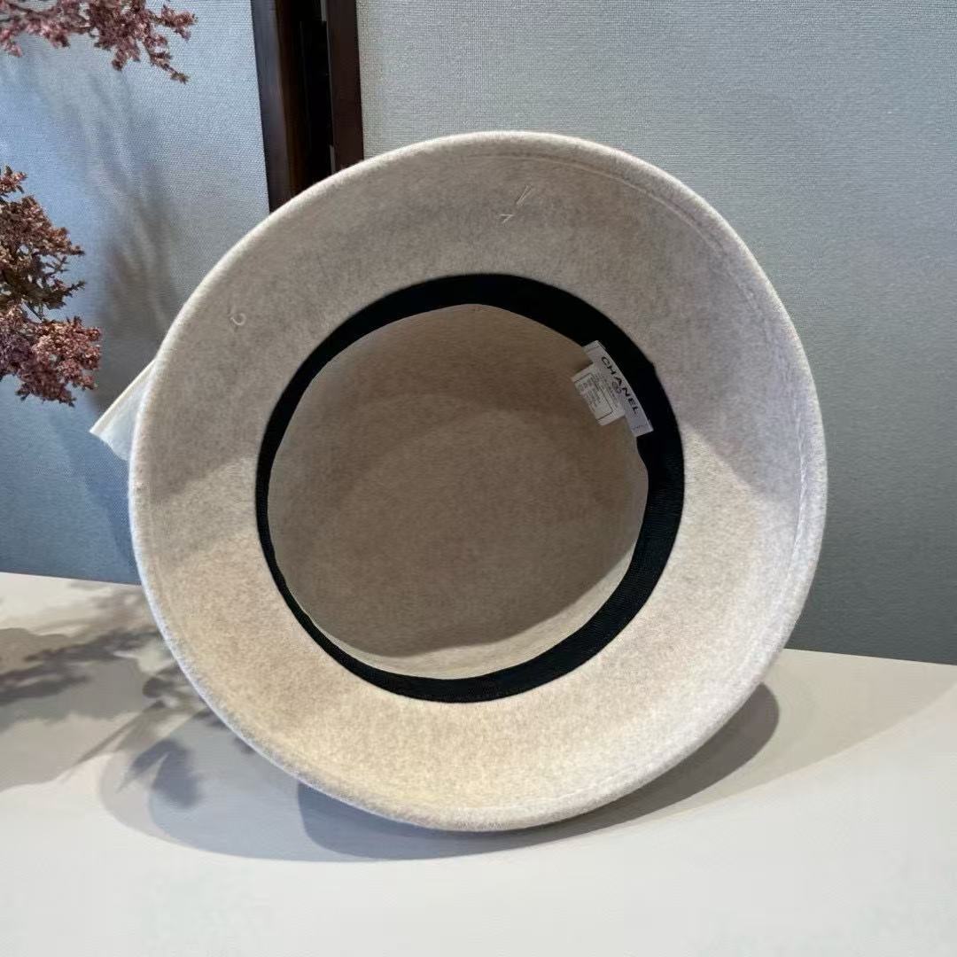 CHANE1 ダブルC ボウ バケットハット【50％割引+送料無料】