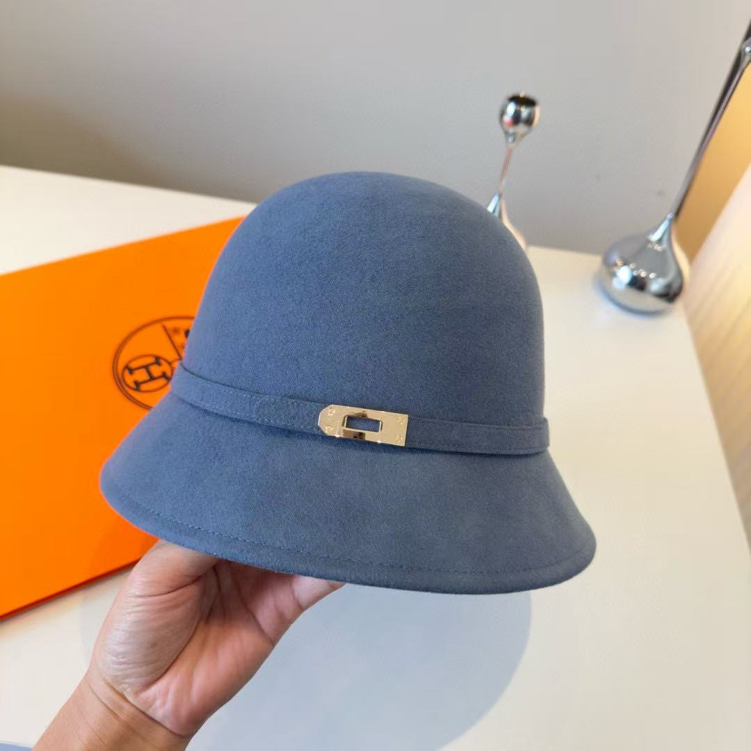 HERME5シンプルなウールの漁師の帽子【50％割引+送料無料】