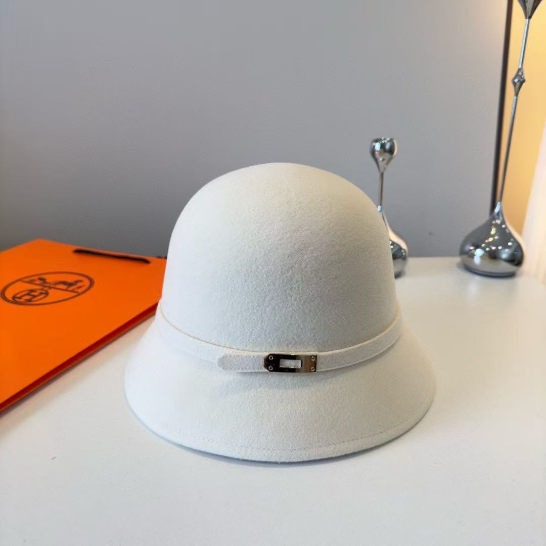 HERME5シンプルなウールの漁師の帽子【50％割引+送料無料】