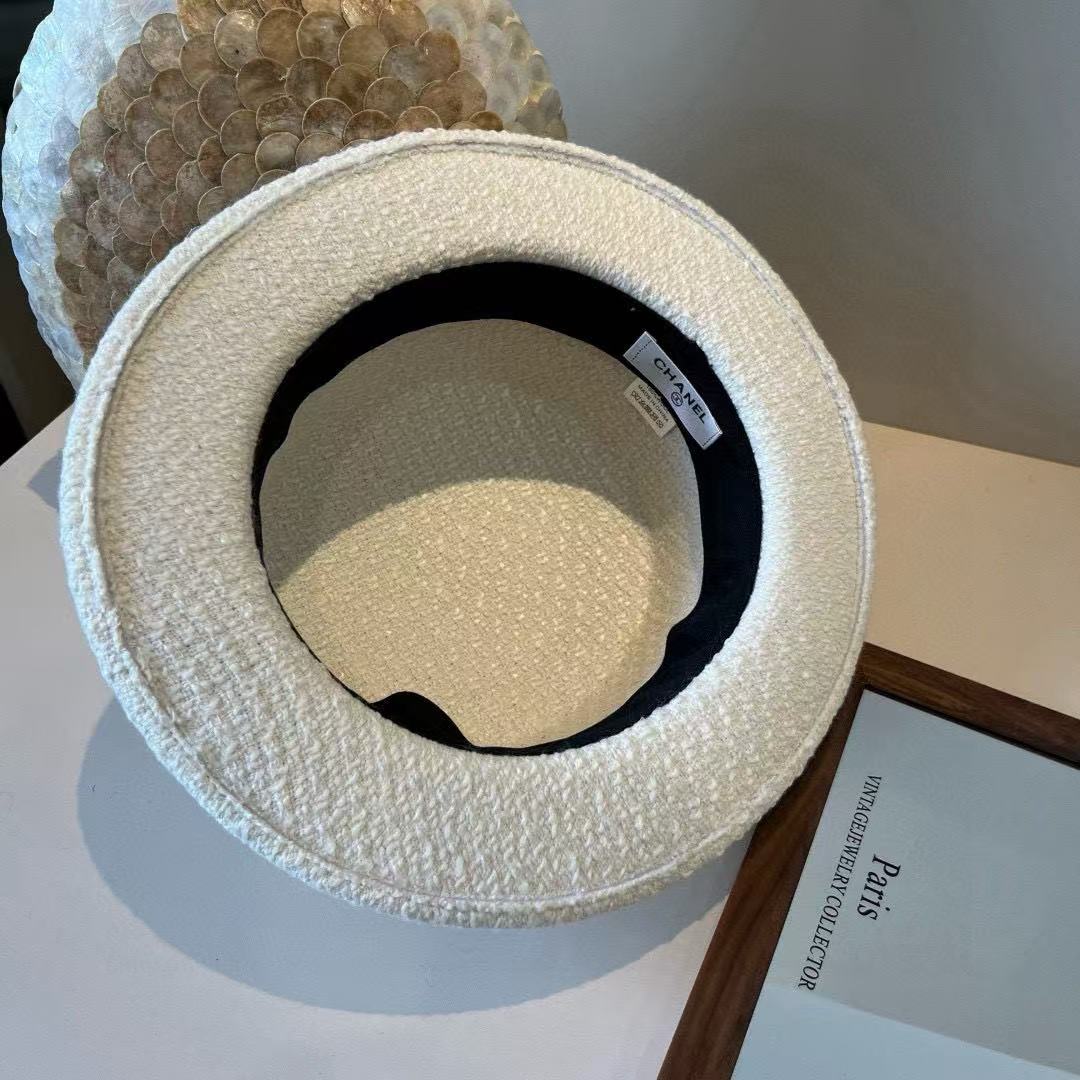 CHANE1 シンプルダブルCウールフラットトップハット【50％割引+送料無料】