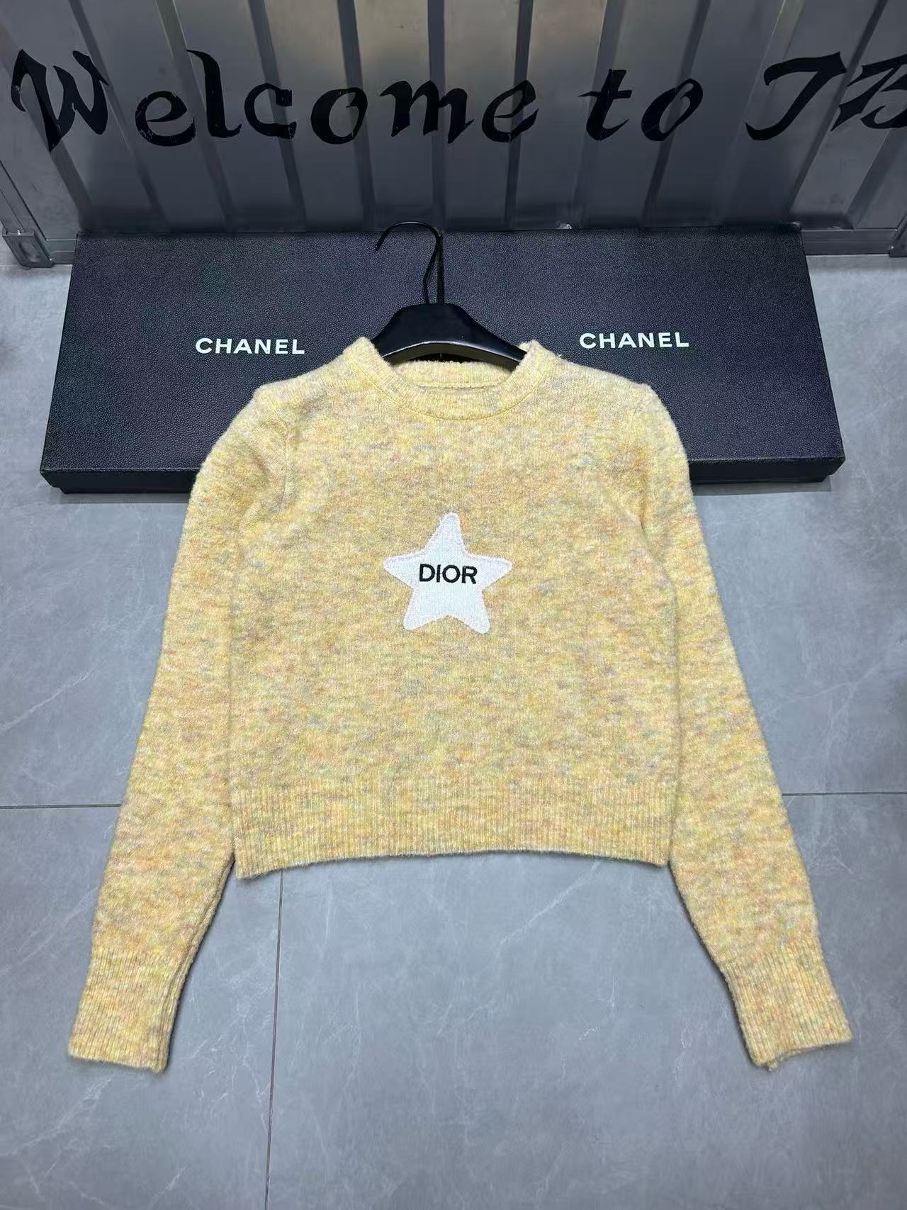 DIOR ファイブポインテッドスターレターセーター【50％割引+送料無料】