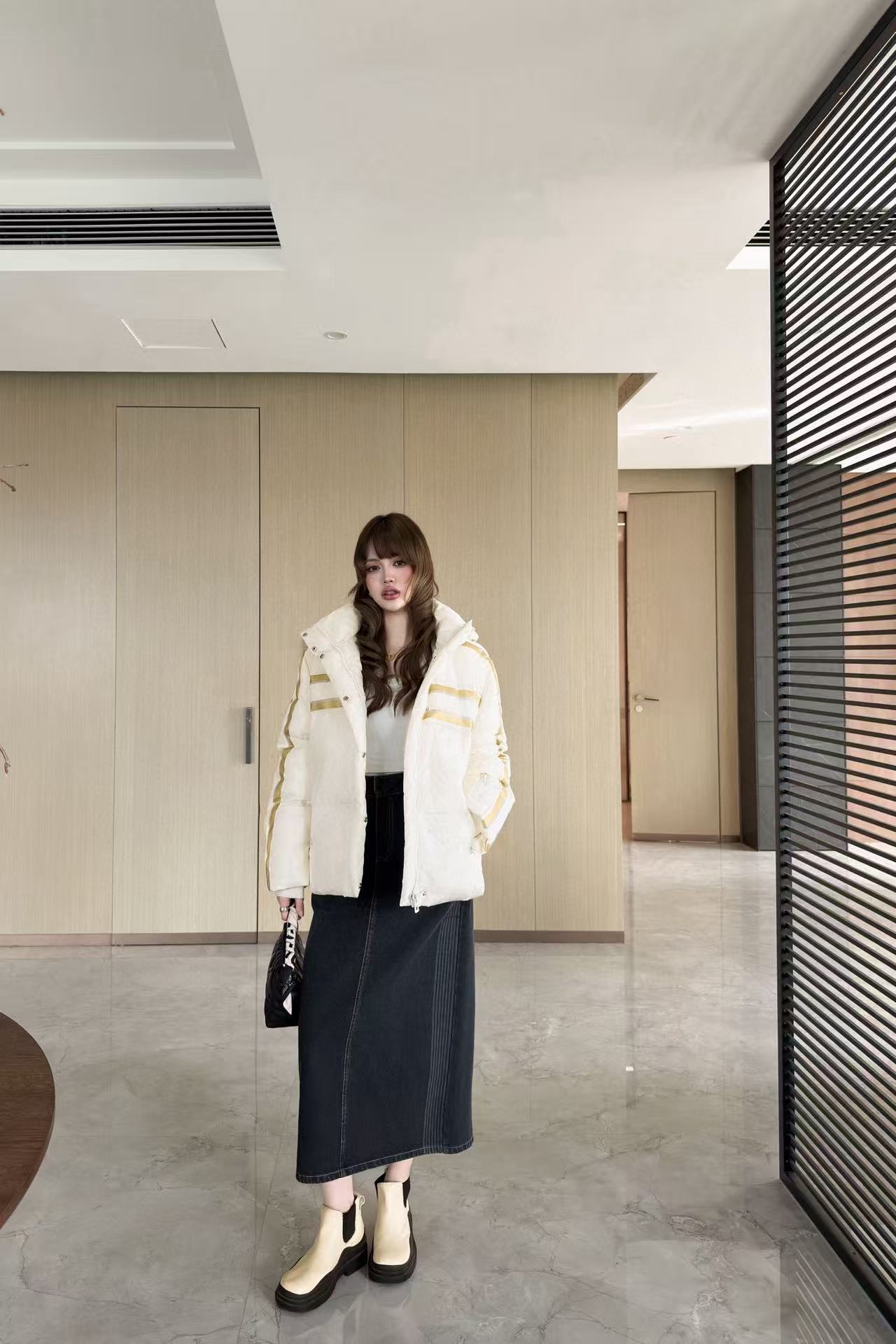 DIOR フード付きスタンドカラーダウンジャケット【50％割引+送料無料】