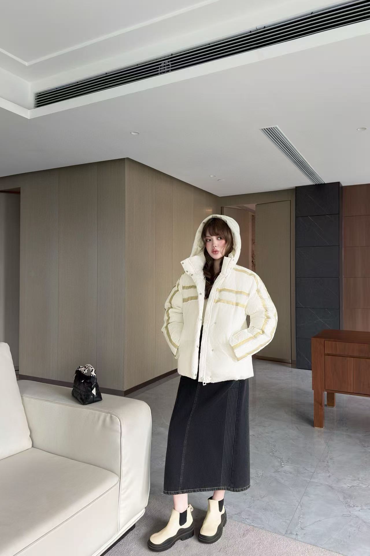 DIOR フード付きスタンドカラーダウンジャケット【50％割引+送料無料】