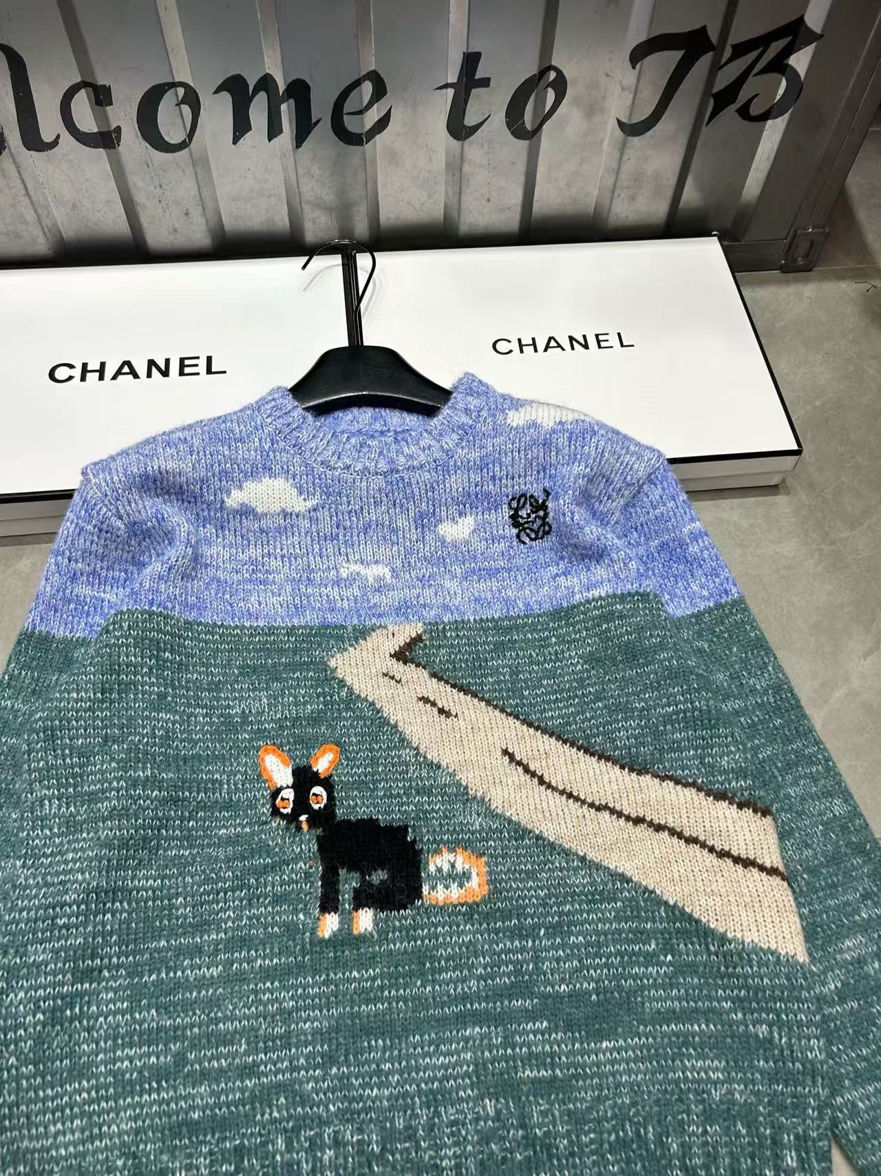 L0WEW カラーブロック キトゥン ウール セーター【50％割引+送料無料】