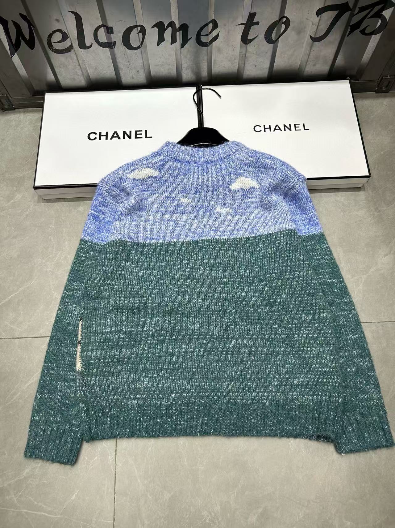 L0WEW カラーブロック キトゥン ウール セーター【50％割引+送料無料】