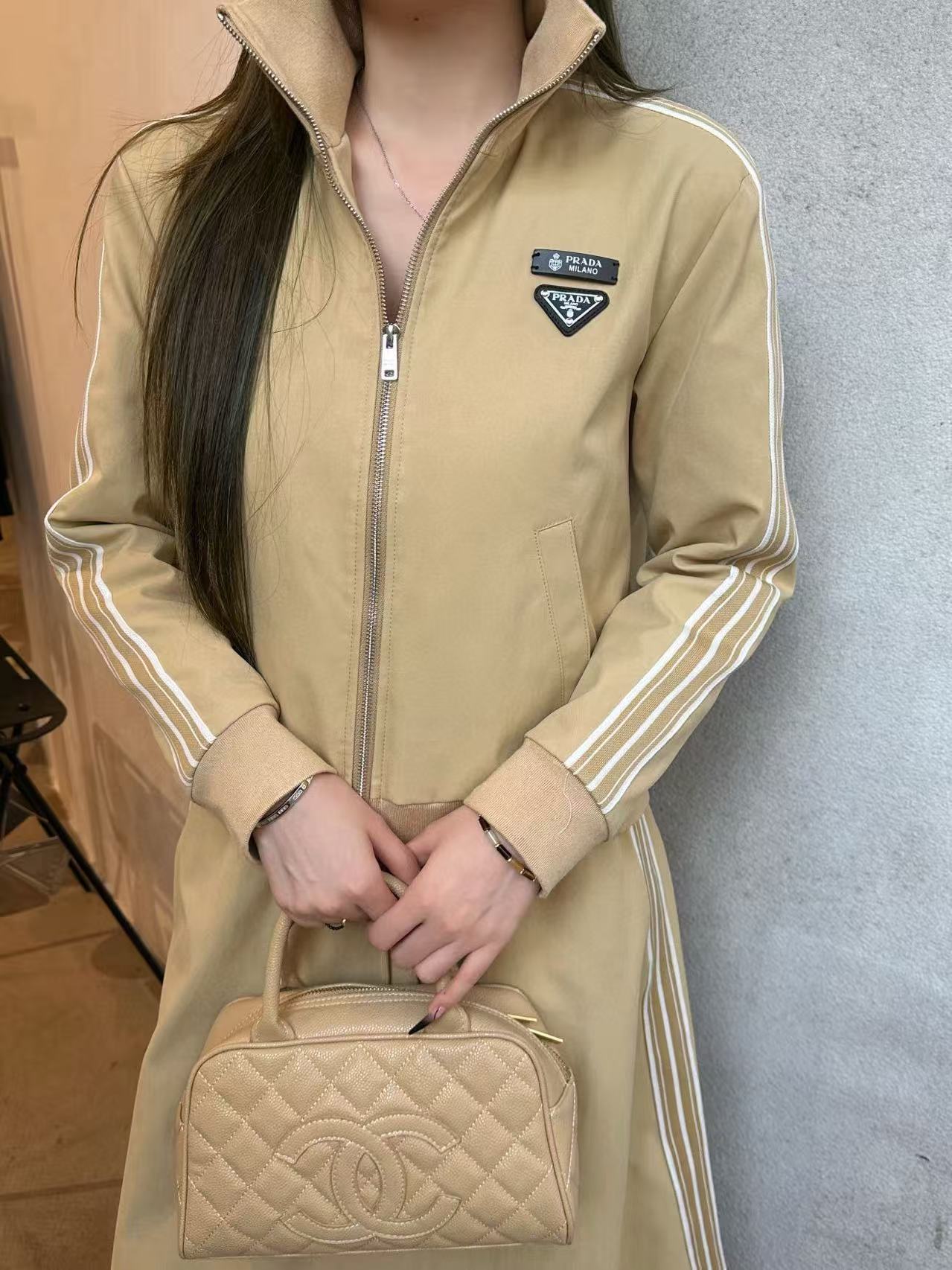 PR4DA 高品質ジッパージャケット+スカート ツーピースセット【50％割引+送料無料】