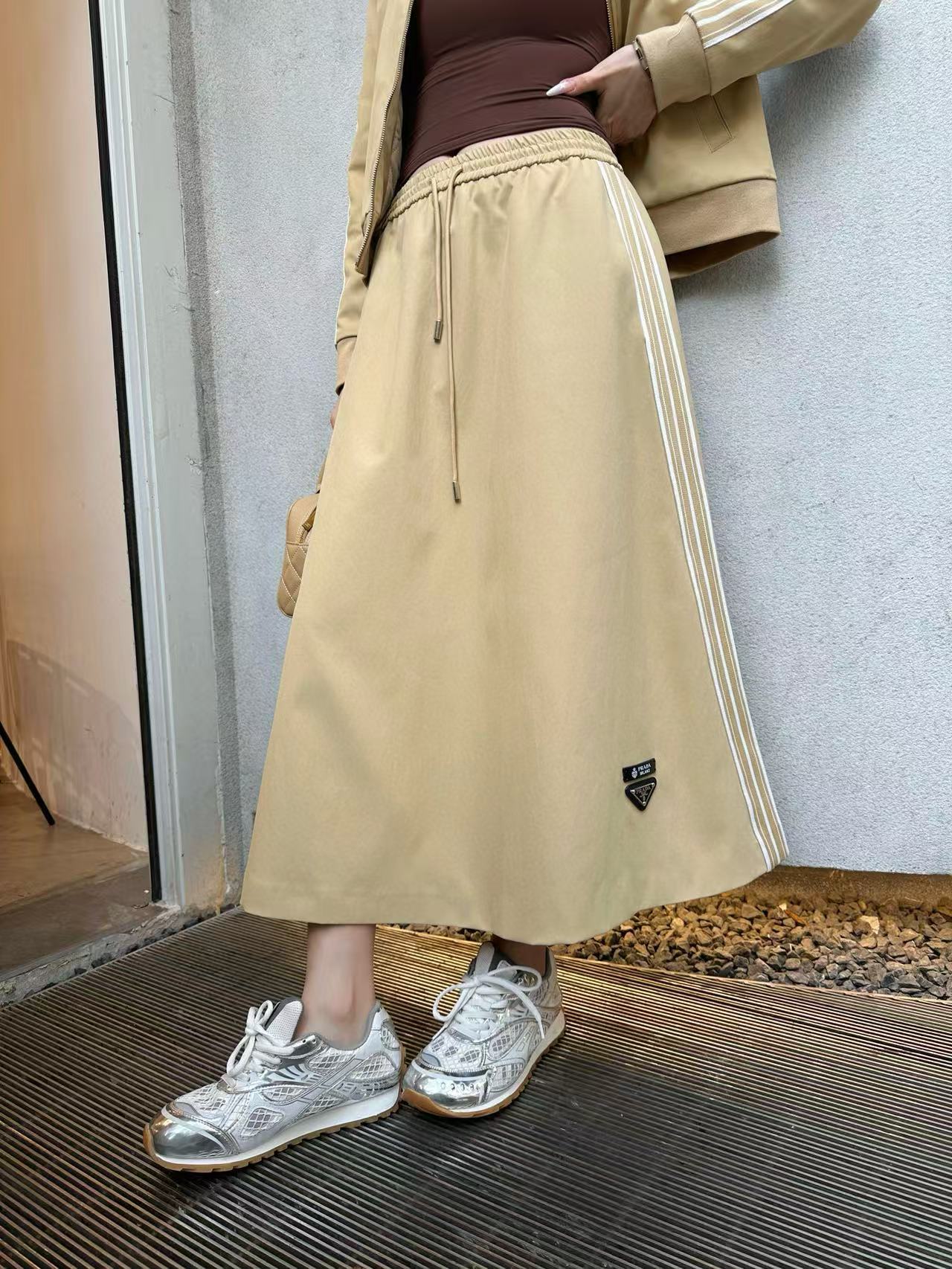 PR4DA 高品質ジッパージャケット+スカート ツーピースセット【50％割引+送料無料】