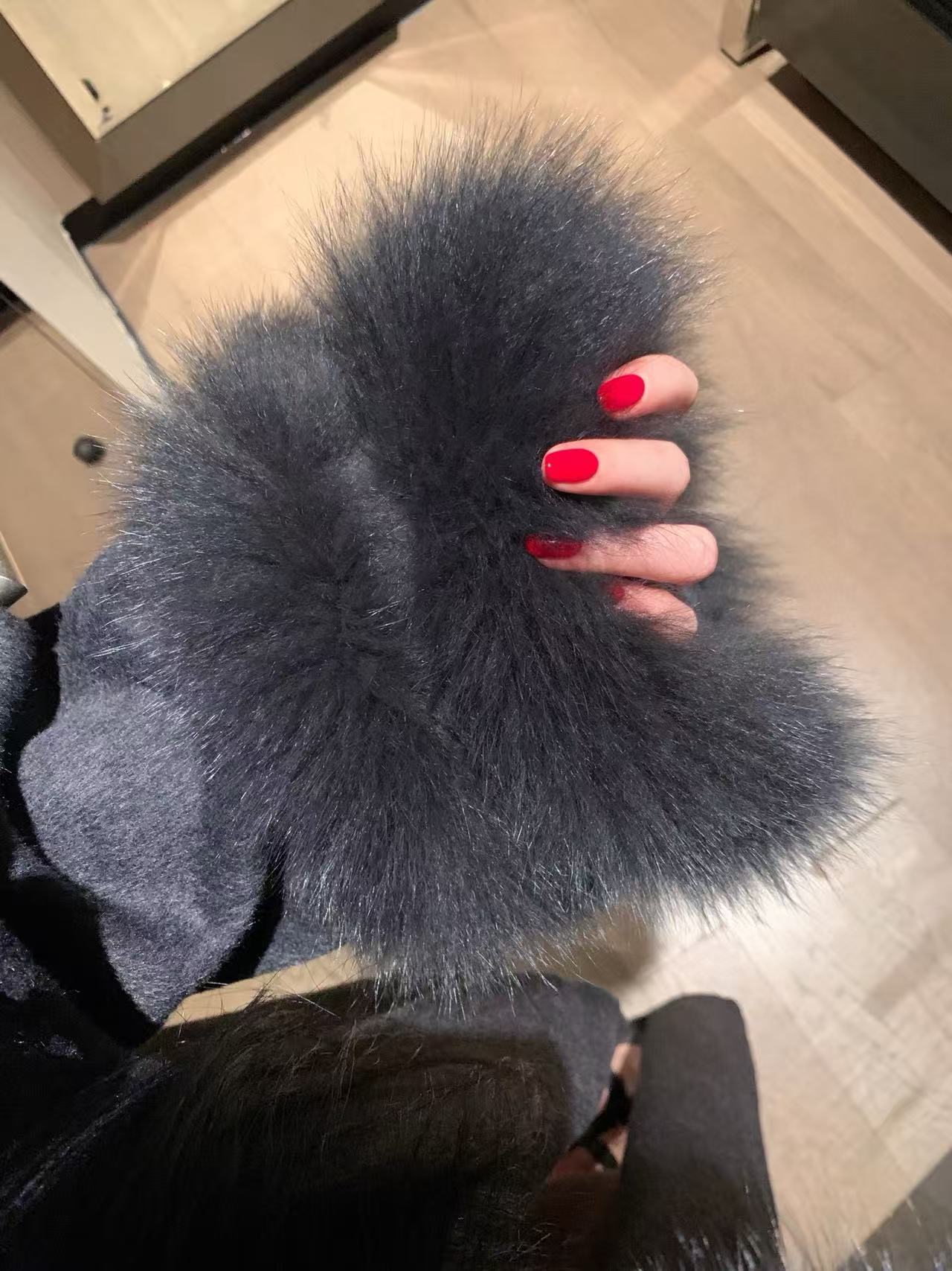 CHANE1 両面カシミヤ ロングコート ブローチ付き【50％割引+送料無料】