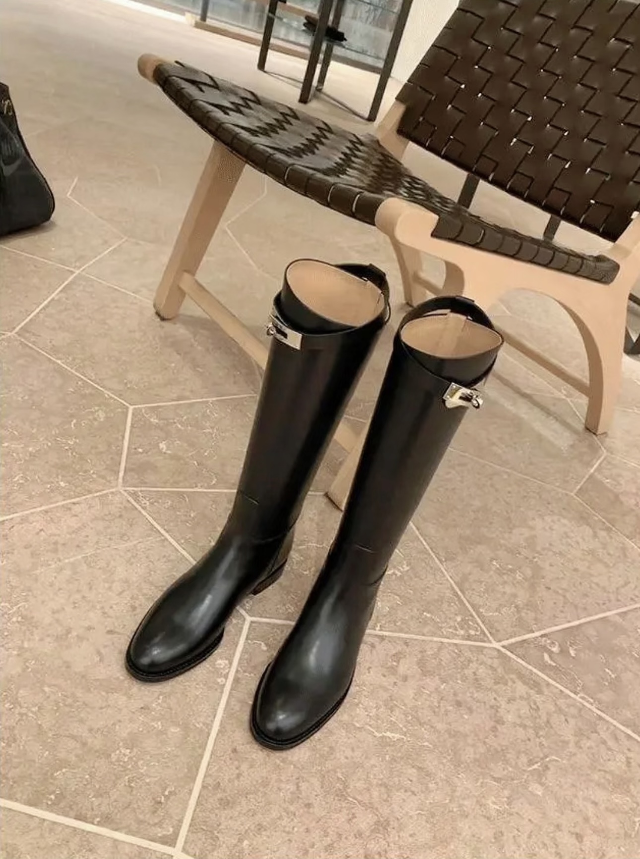 HERME5 シンプルロングブーツ【50％割引+送料無料】