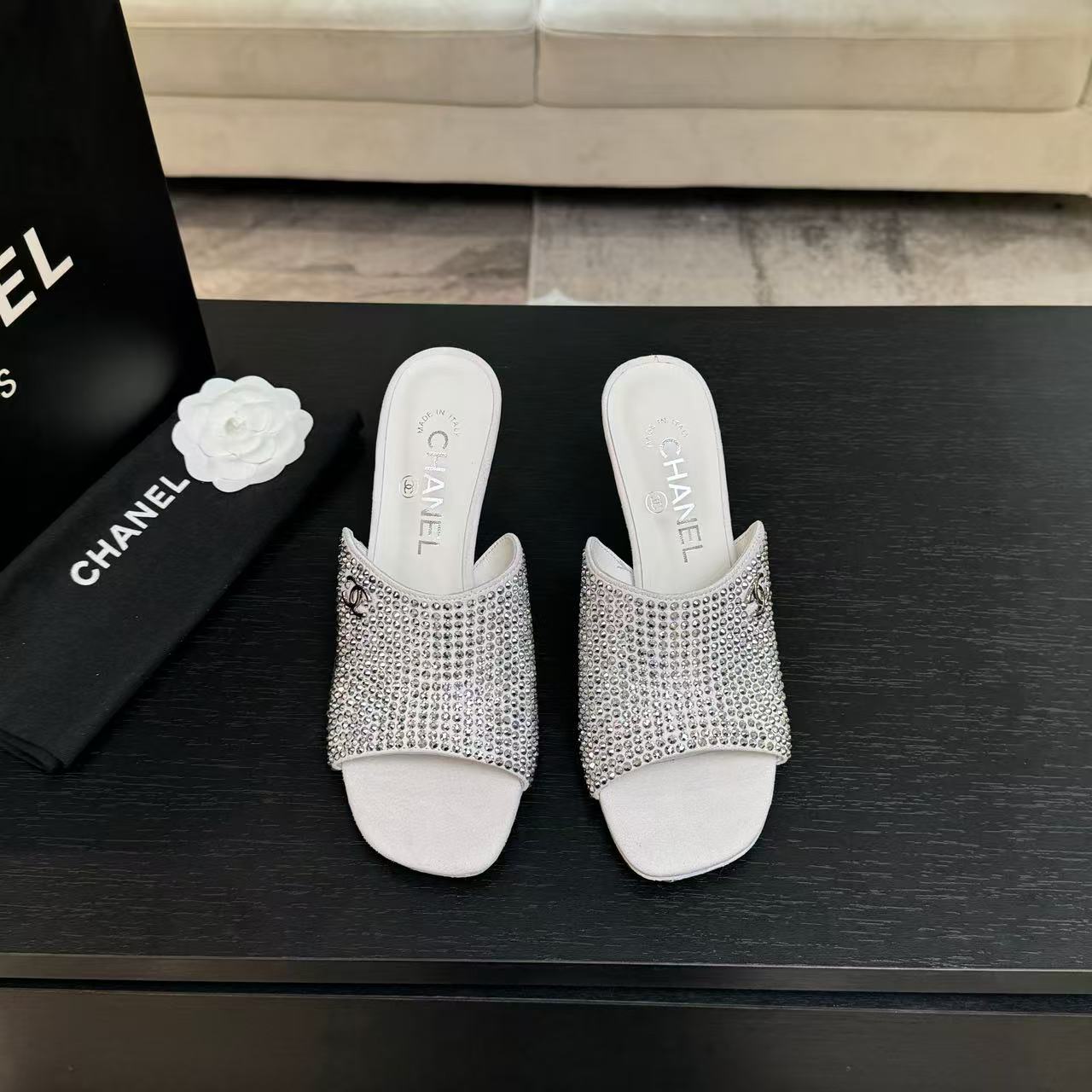 CHANE1 高品質ハイヒールスリッパ【50％割引+送料無料】