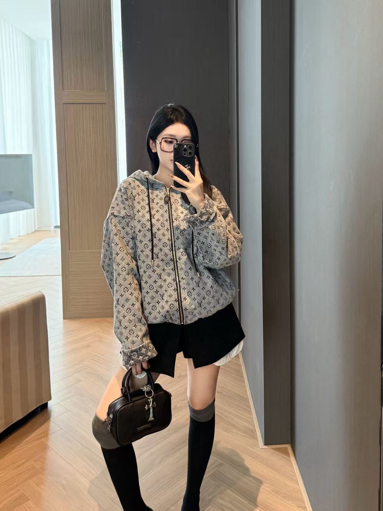 LVジャカードフードジャケット【50％割引+送料無料】