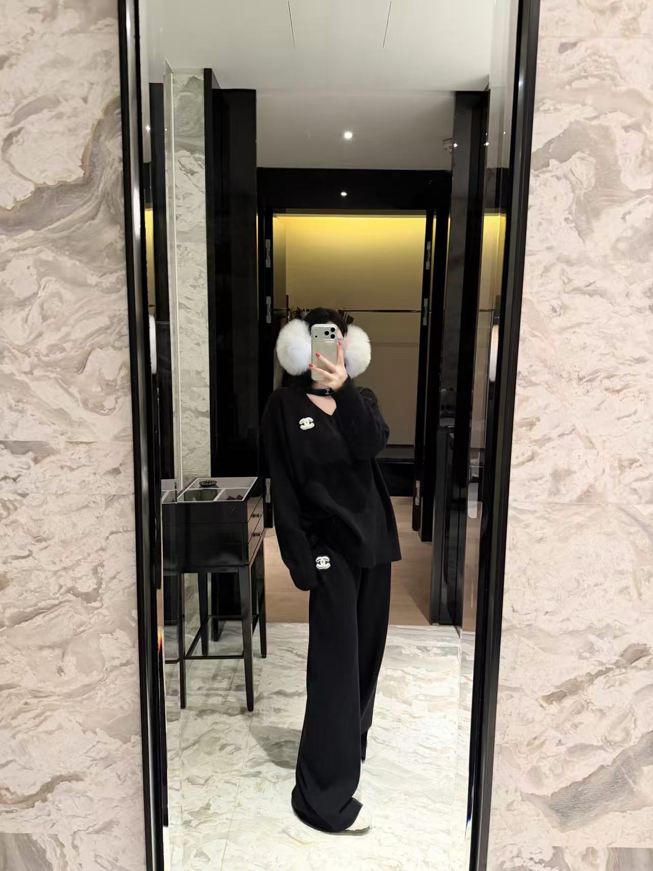 CHANE1 ダブルC ウールセット【50％割引+送料無料】