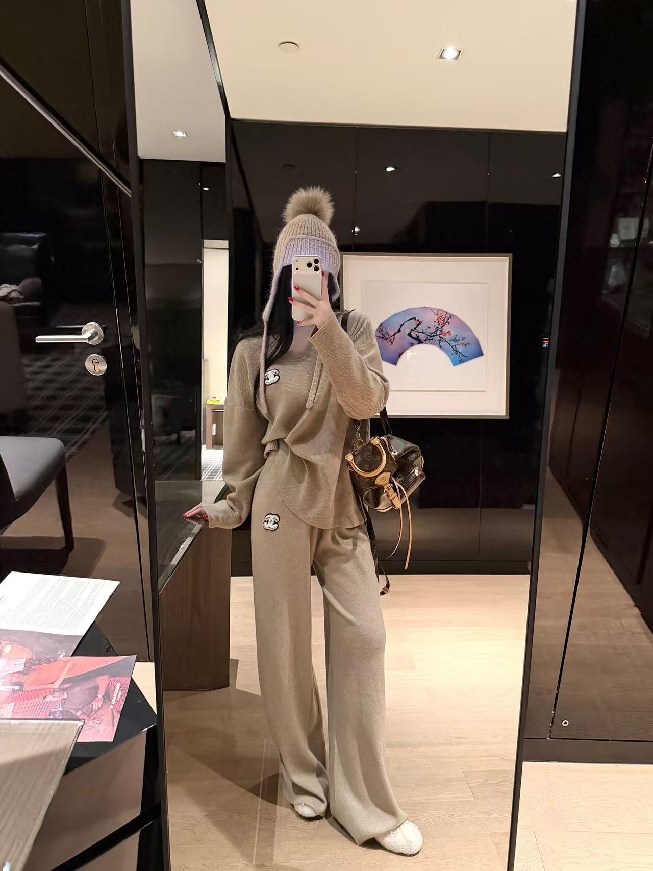 CHANE1 ダブルC ウールセット【50％割引+送料無料】