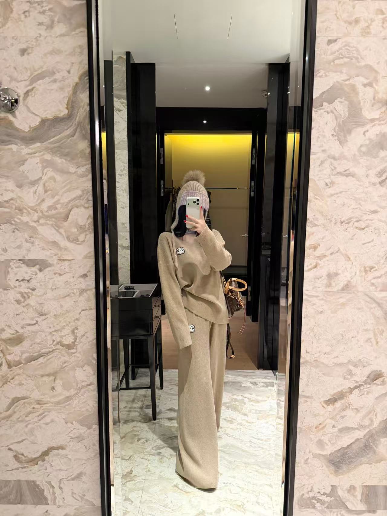 CHANE1 ダブルC ウールセット【50％割引+送料無料】