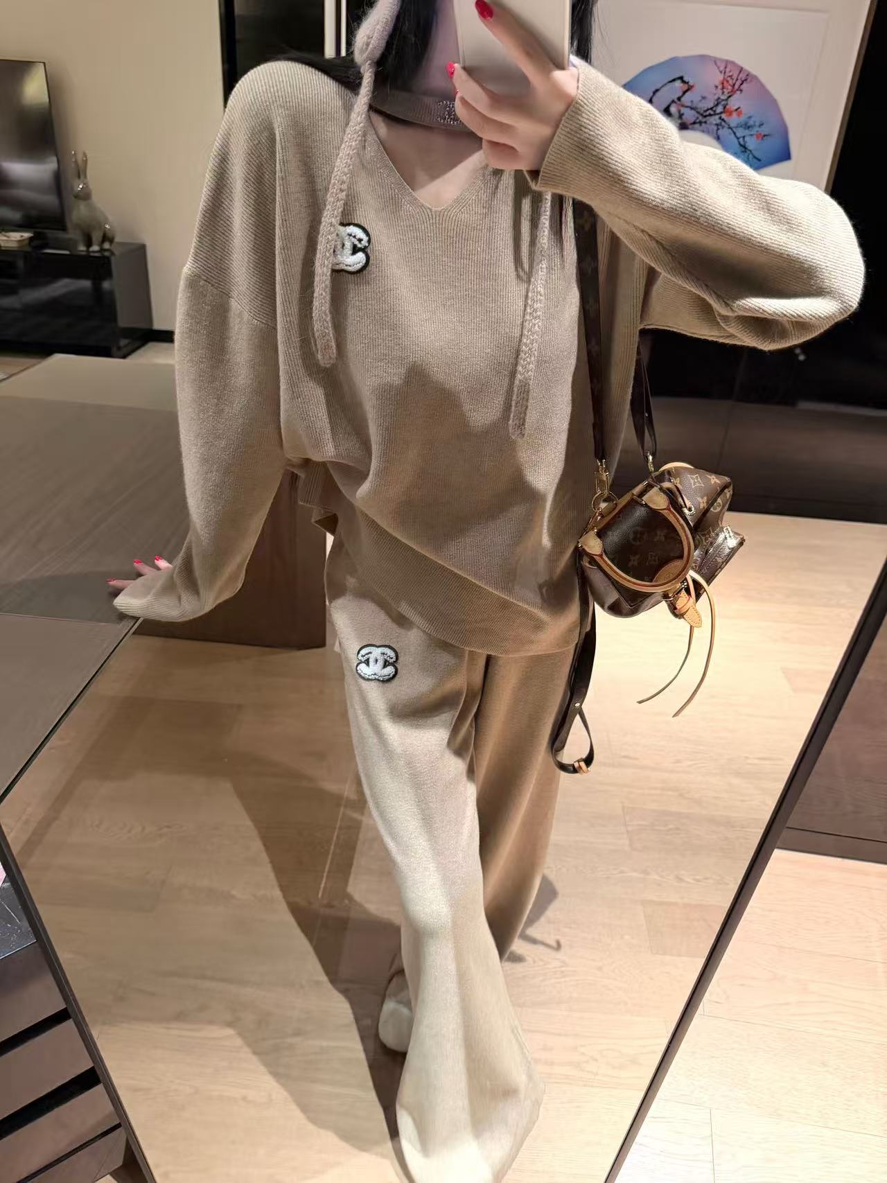 CHANE1 ダブルC ウールセット【50％割引+送料無料】