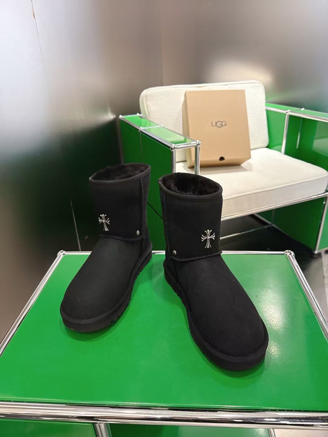 Chr0me Hearts 高品質ウール スノーブーツ【50％割引+送料無料】