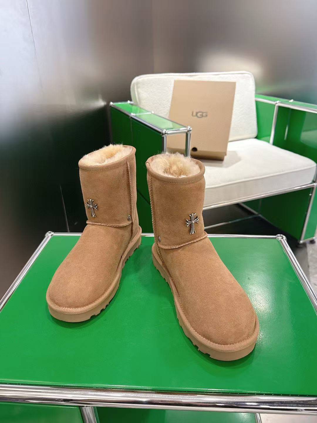 Chr0me Hearts 高品質ウール スノーブーツ【50％割引+送料無料】