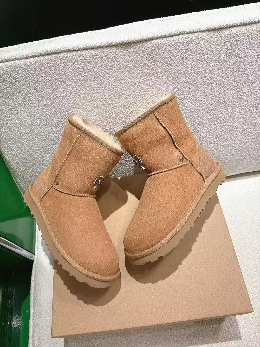 Chr0me Hearts 高品質ウール スノーブーツ【50％割引+送料無料】