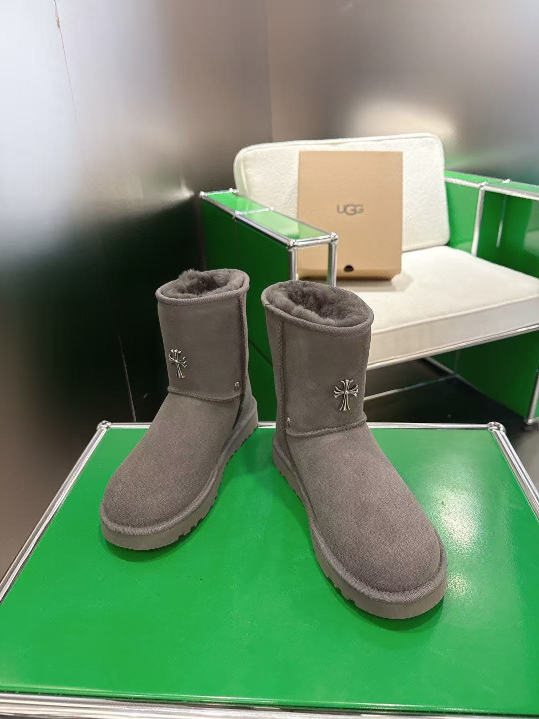 Chr0me Hearts 高品質ウール スノーブーツ【50％割引+送料無料】