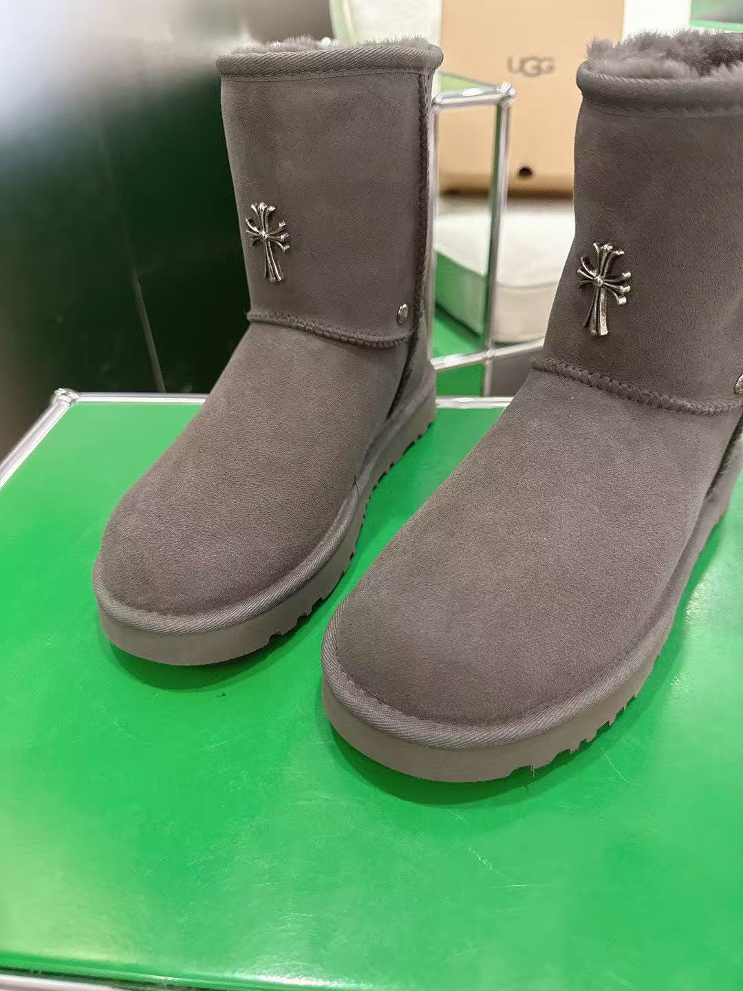 Chr0me Hearts 高品質ウール スノーブーツ【50％割引+送料無料】