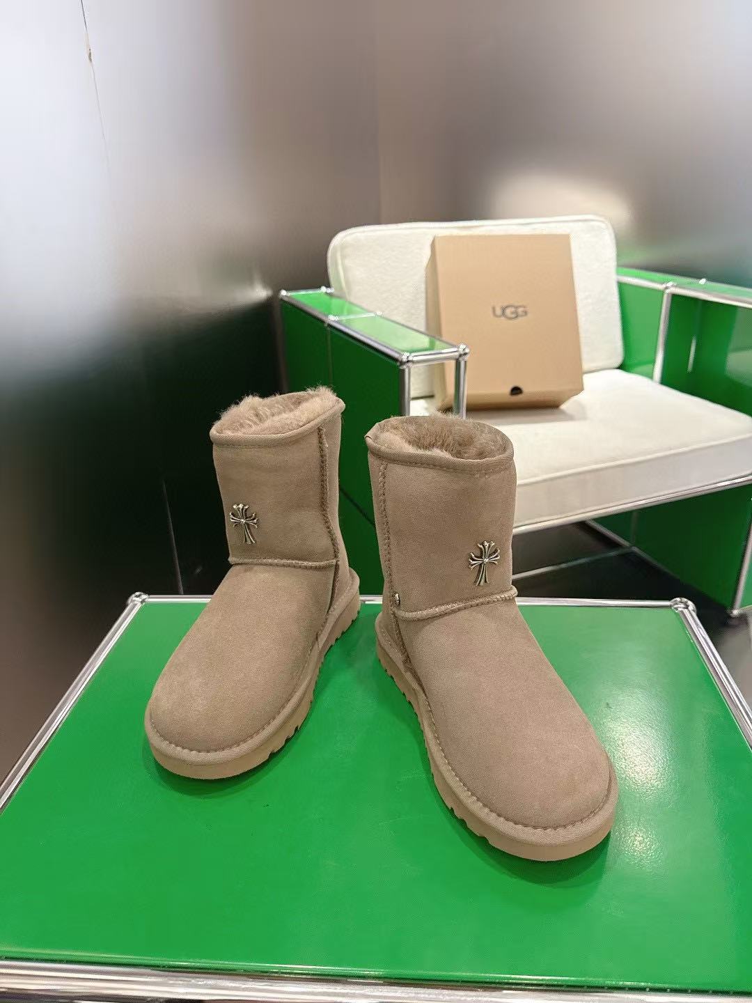 Chr0me Hearts 高品質ウール スノーブーツ【50％割引+送料無料】