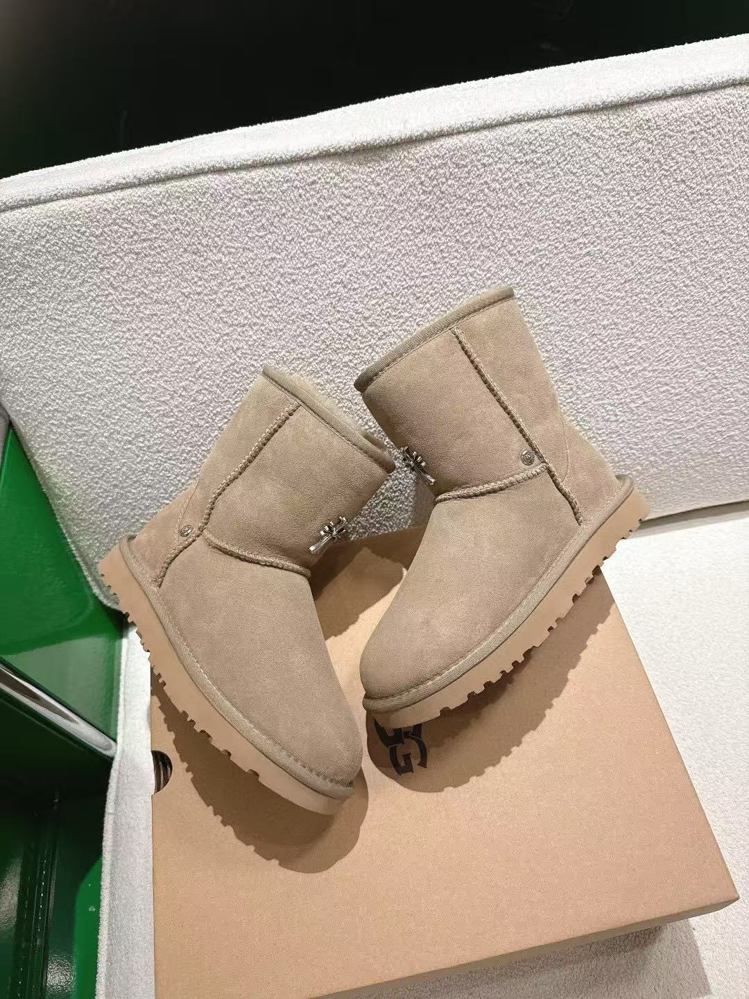 Chr0me Hearts 高品質ウール スノーブーツ【50％割引+送料無料】