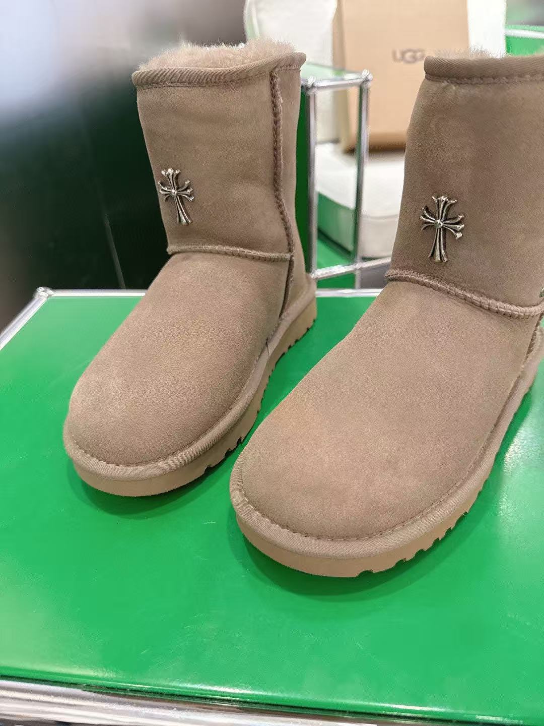 Chr0me Hearts 高品質ウール スノーブーツ【50％割引+送料無料】