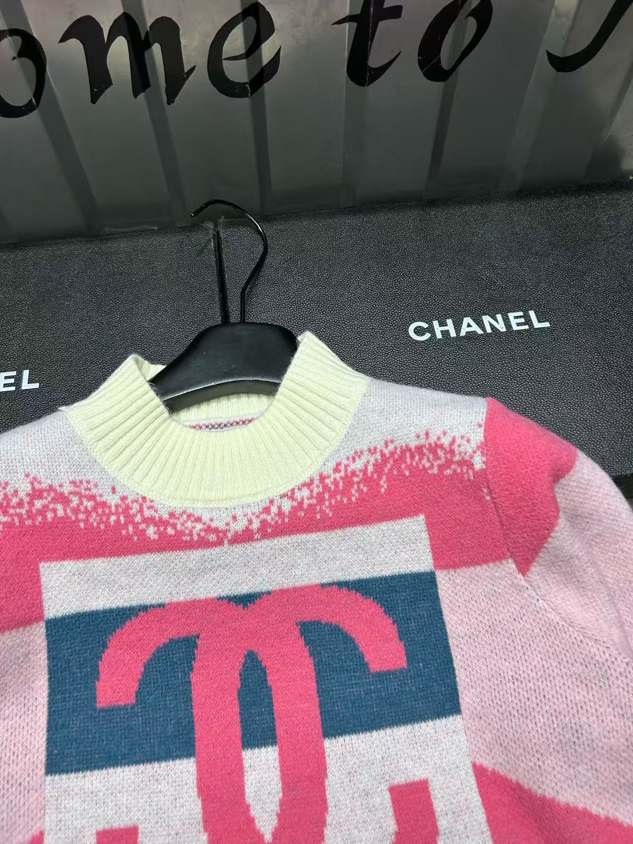 CHANE1 ダブルC グラデーションセーター【50％割引+送料無料】