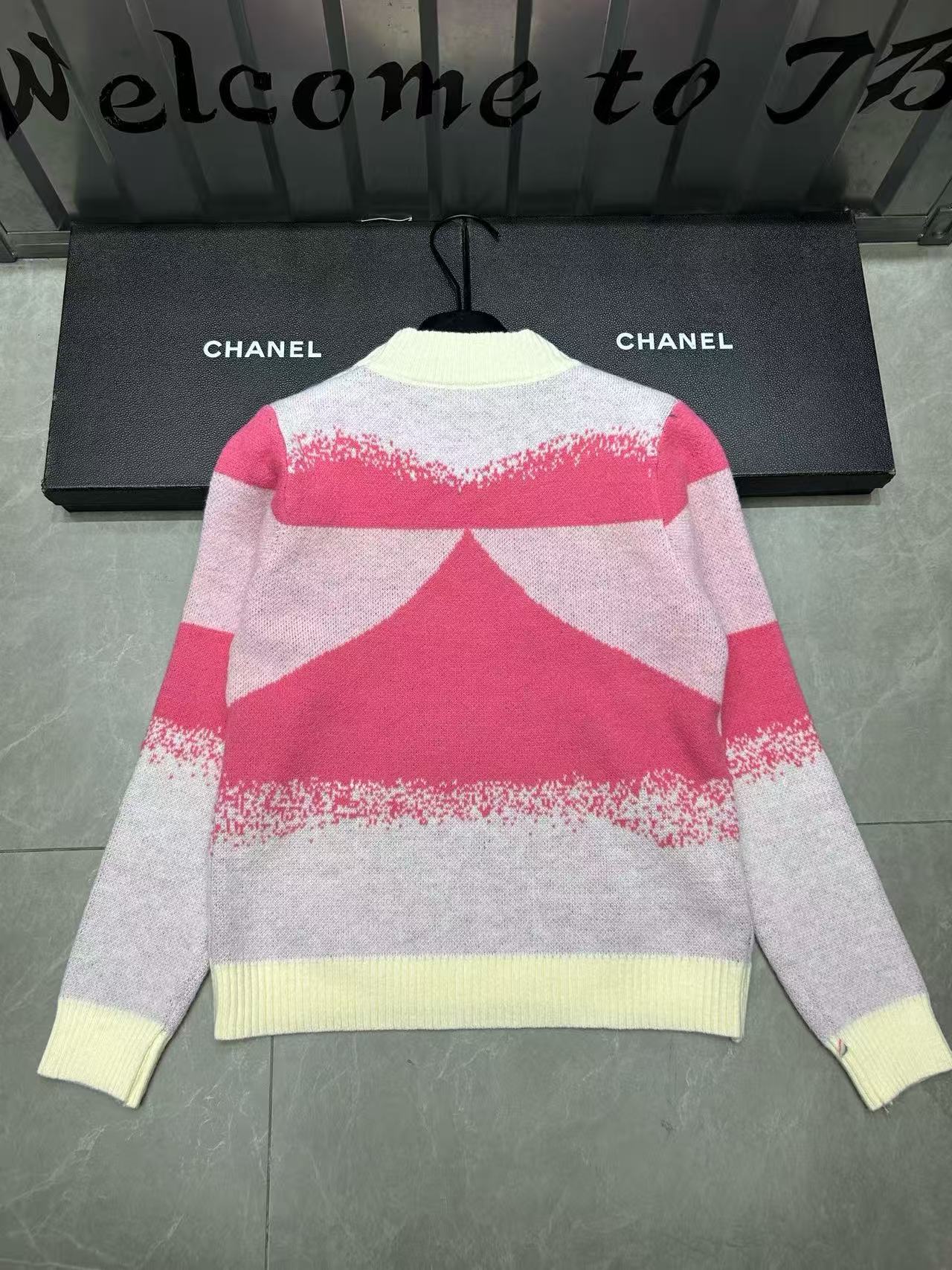 CHANE1 ダブルC グラデーションセーター【50％割引+送料無料】