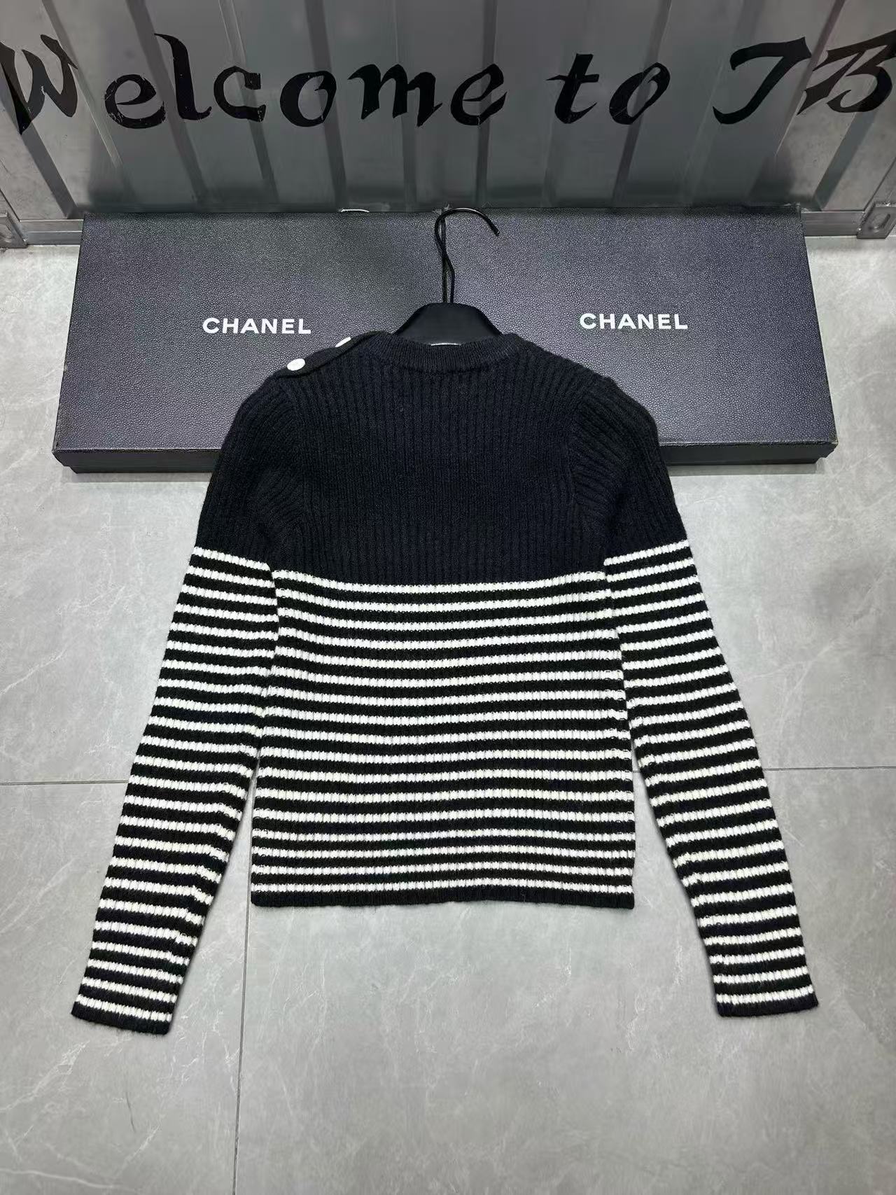 DIOR 五芒星ストライプ 長袖セーター【50％割引+送料無料】