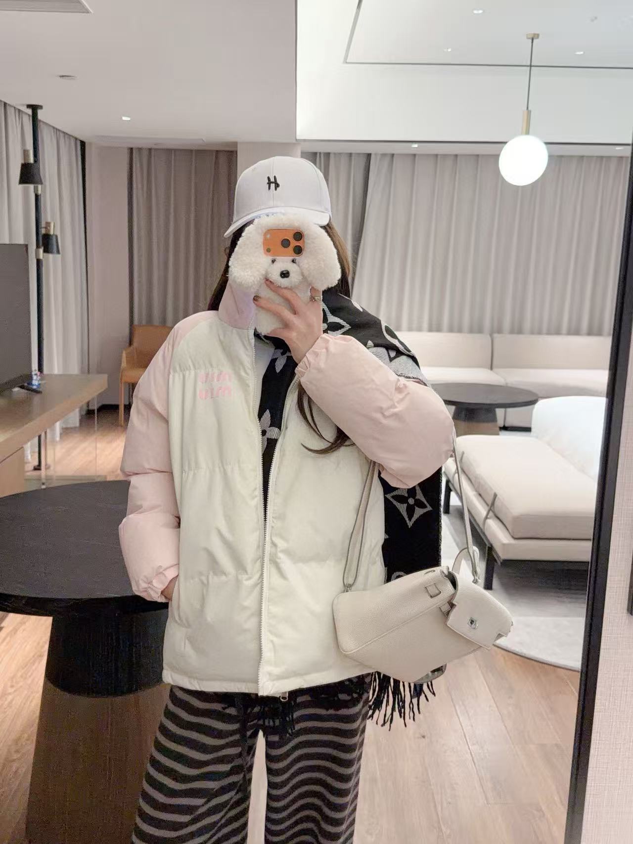 M1UM1U シンプルカラーブロックコットンジャケット【50％割引+送料無料】