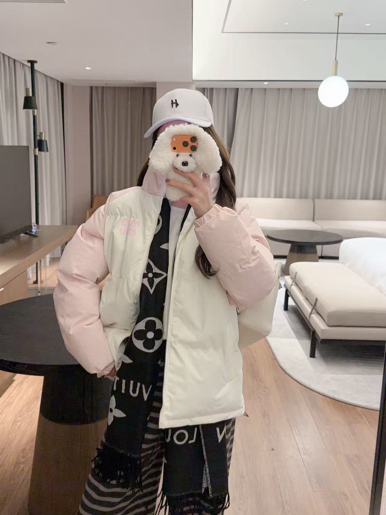 M1UM1U シンプルカラーブロックコットンジャケット【50％割引+送料無料】