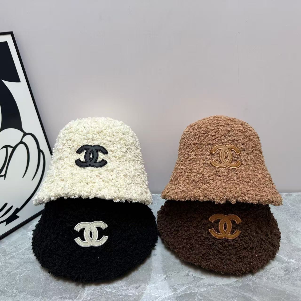 CHANE1 ダブルC フィッシャーマンハット【50％割引+送料無料】