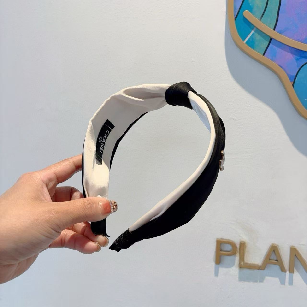 CHANE1 ダブルC ミニマリスト ヘッドバンド【50％割引+送料無料】