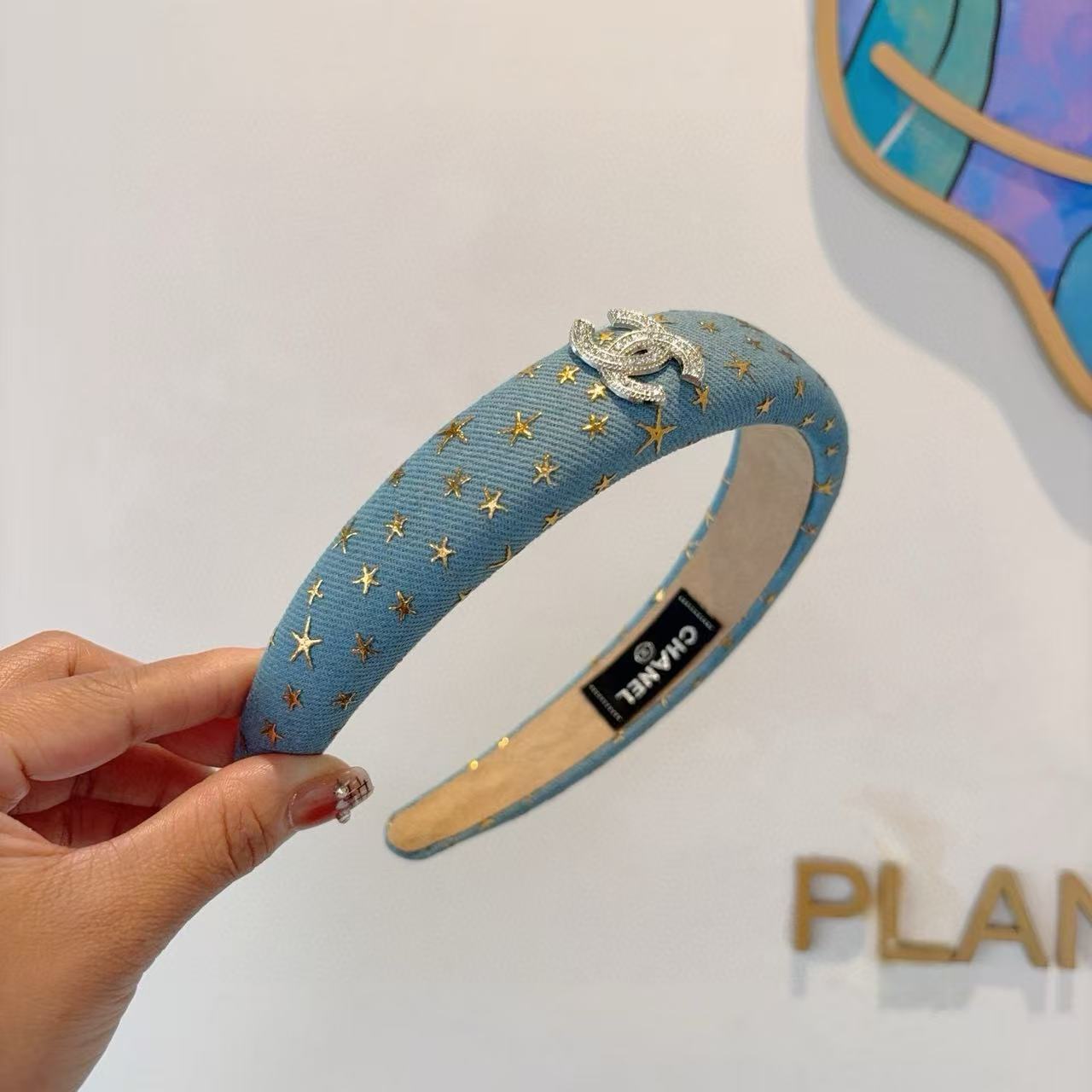 CHANE1 五芒星ダブルCヘッドバンド【50％割引+送料無料】