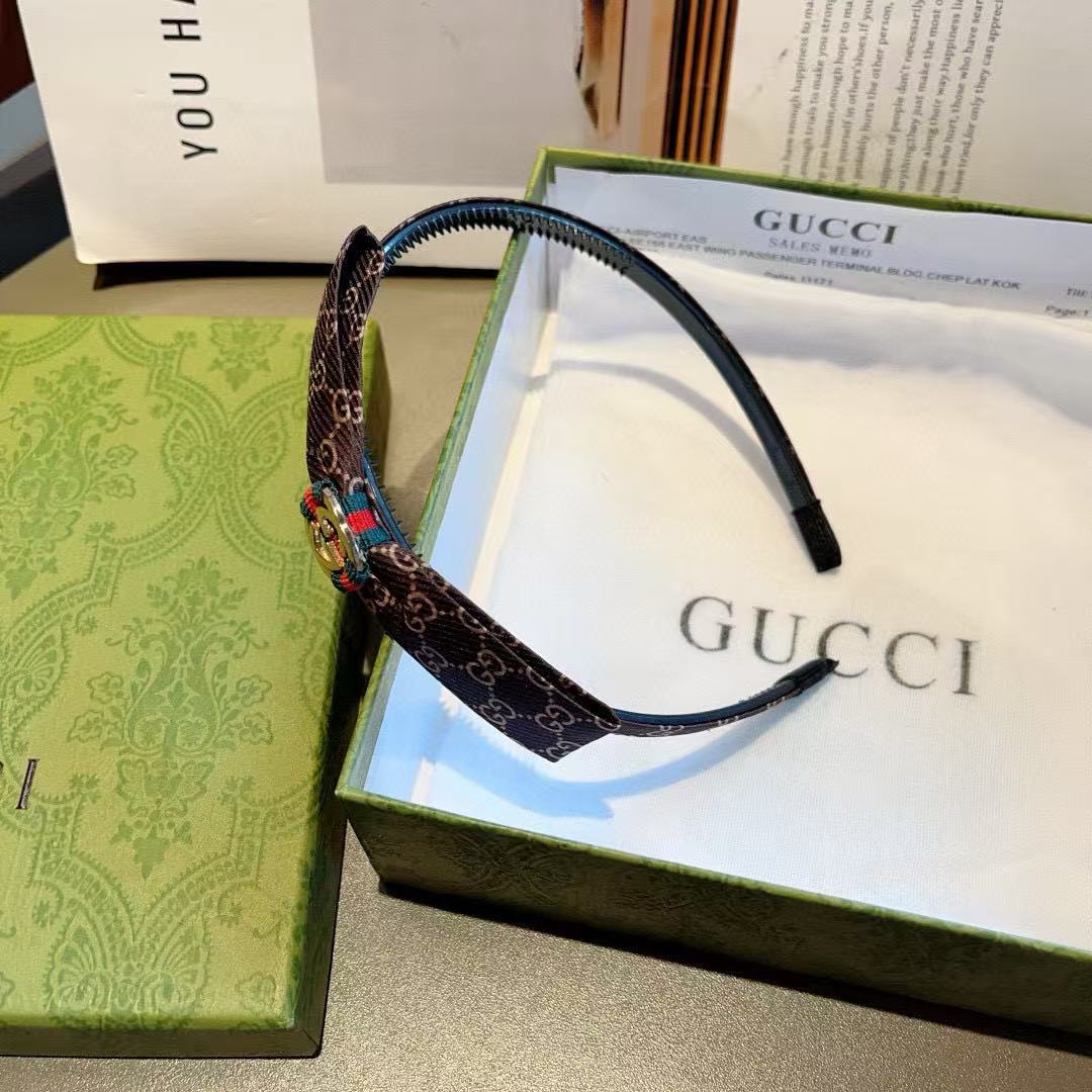 GUCC1 クラシック ジャカード ヘッドバンド【50％割引+送料無料】