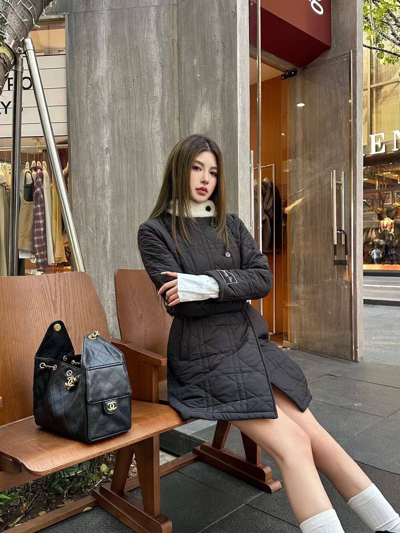 DIOR 高品質チェック柄コットンジャケット【50％割引+送料無料】