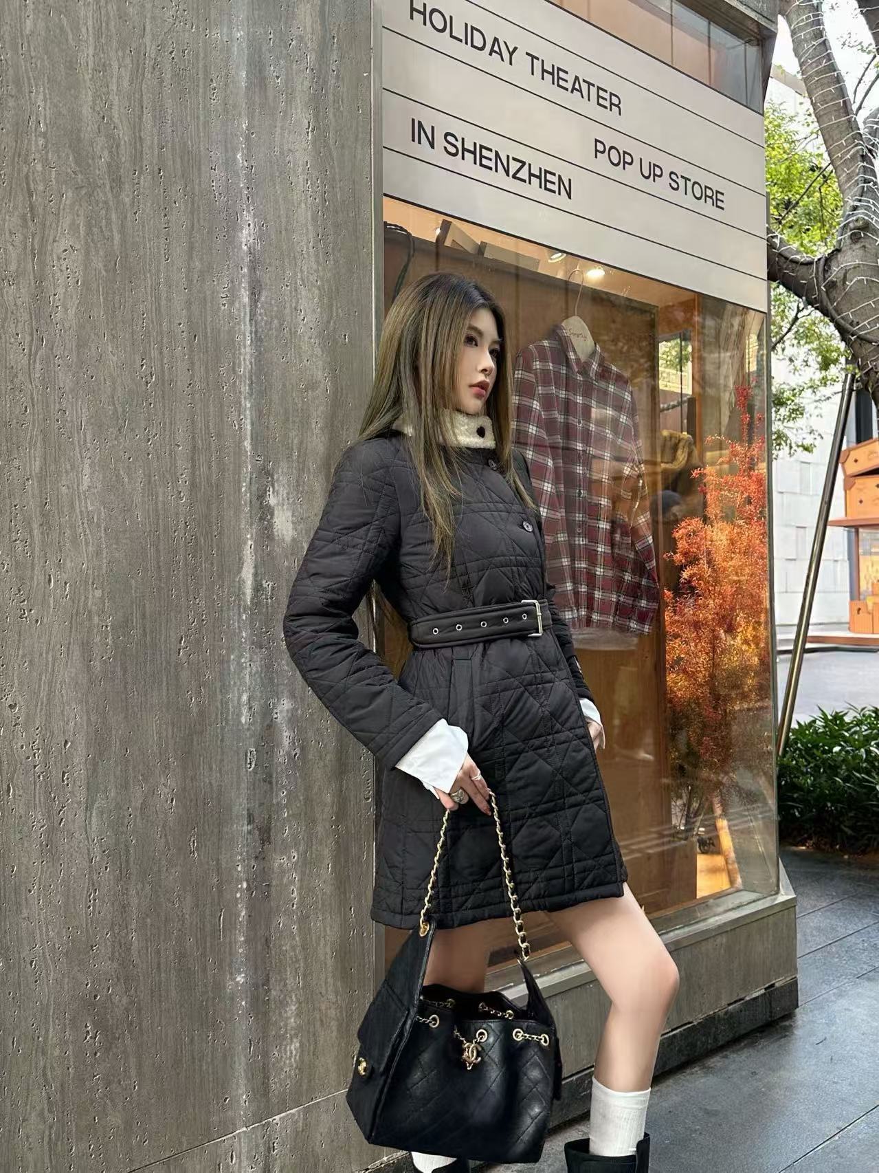 DIOR 高品質チェック柄コットンジャケット【50％割引+送料無料】