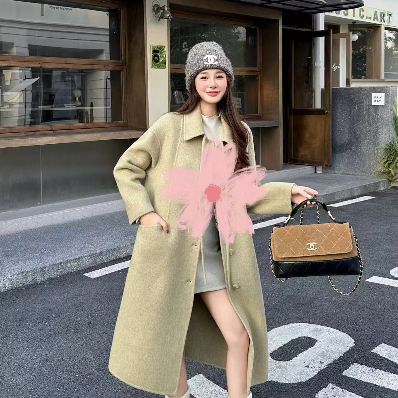 CHANE1 ディアスキンチェーンハンドバッグ【50％割引+送料無料】