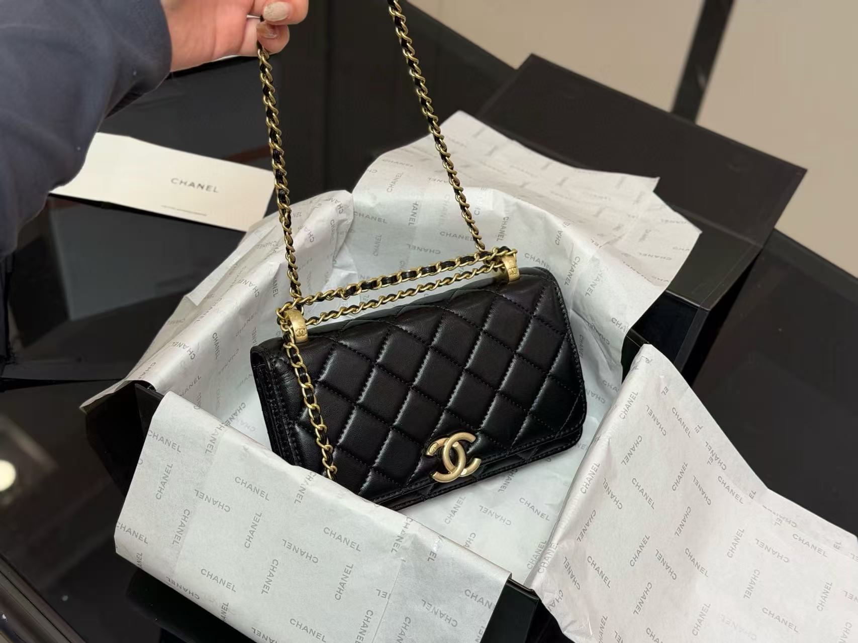 CHANE1 チェーンショルダーバッグ【50％割引+送料無料】