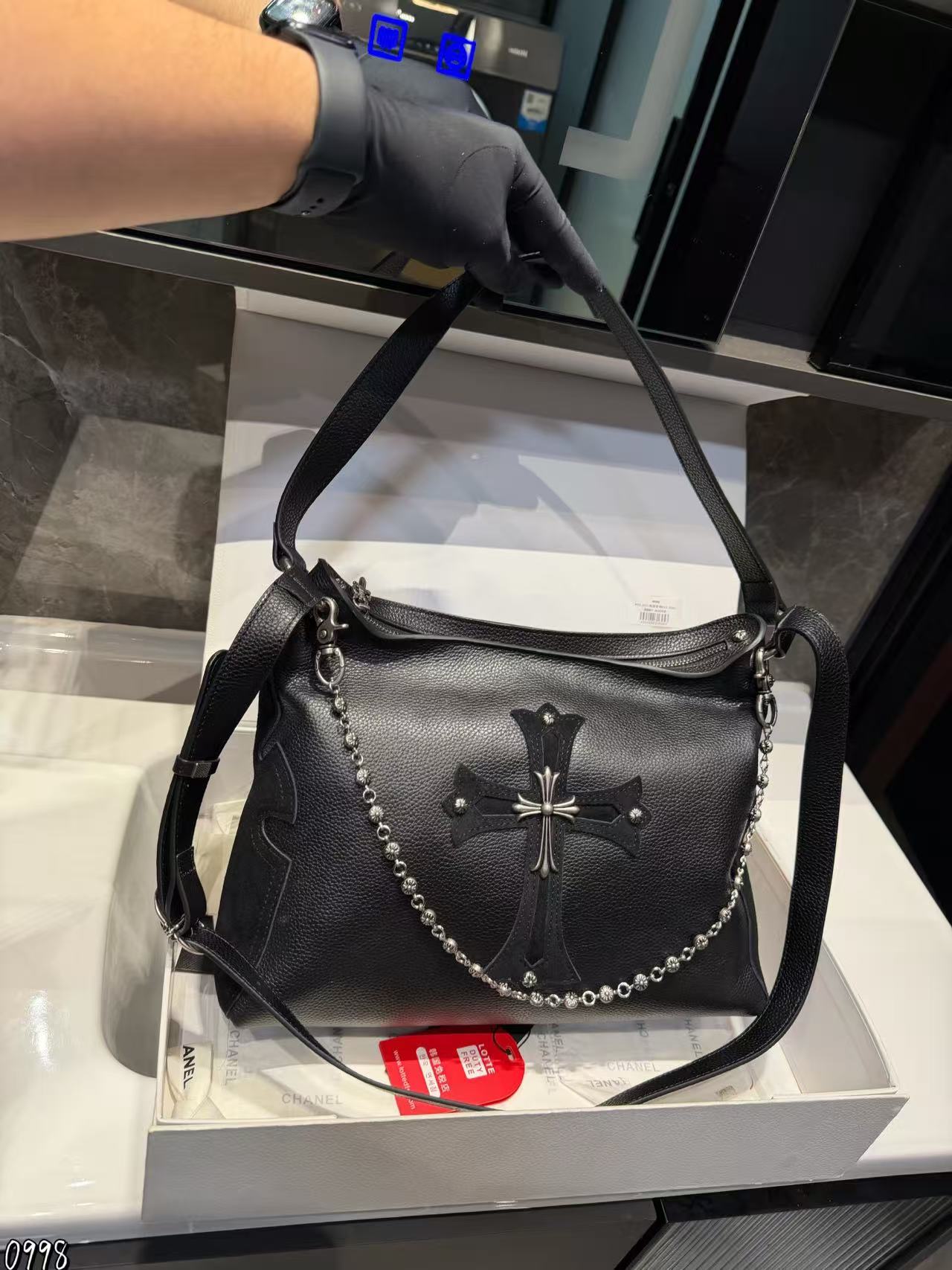 Chr0me Heartsチェーンアンダーアームバッグ【50％割引+送料無料】