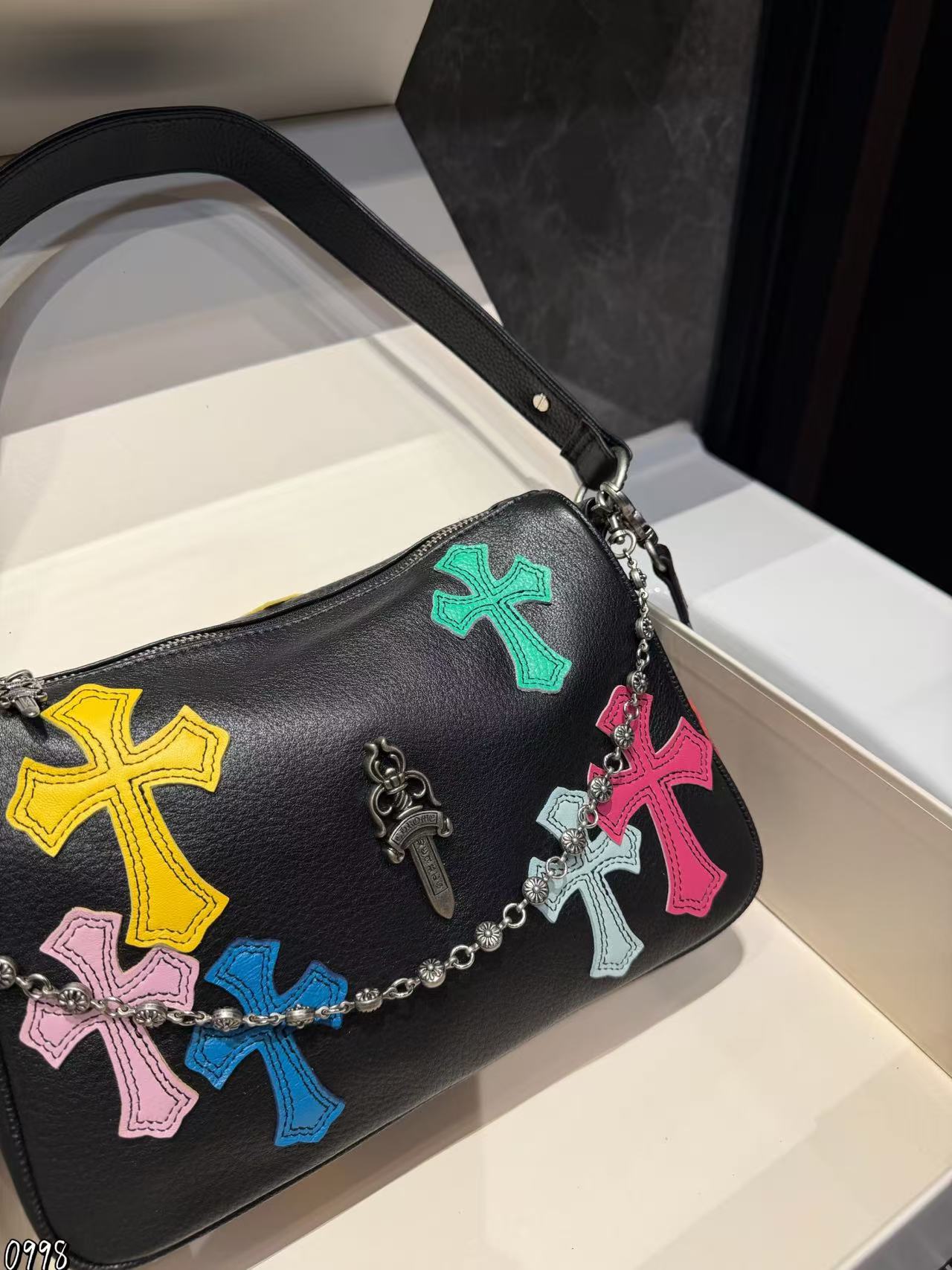 Chr0me Heartsチェーンハンドバッグ【50％割引+送料無料】