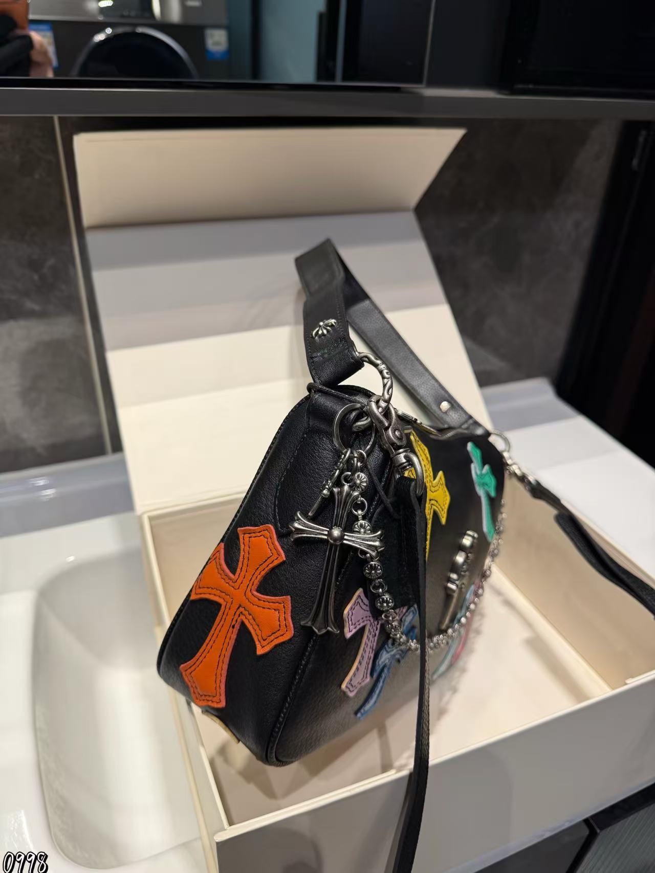 Chr0me Heartsチェーンハンドバッグ【50％割引+送料無料】