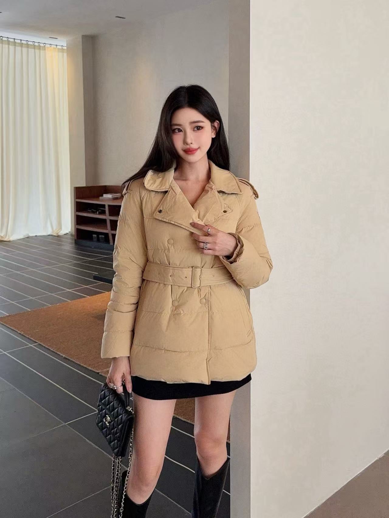 BUR8ERRY ダブルブレスト ダウンジャケット【50％割引+送料無料】