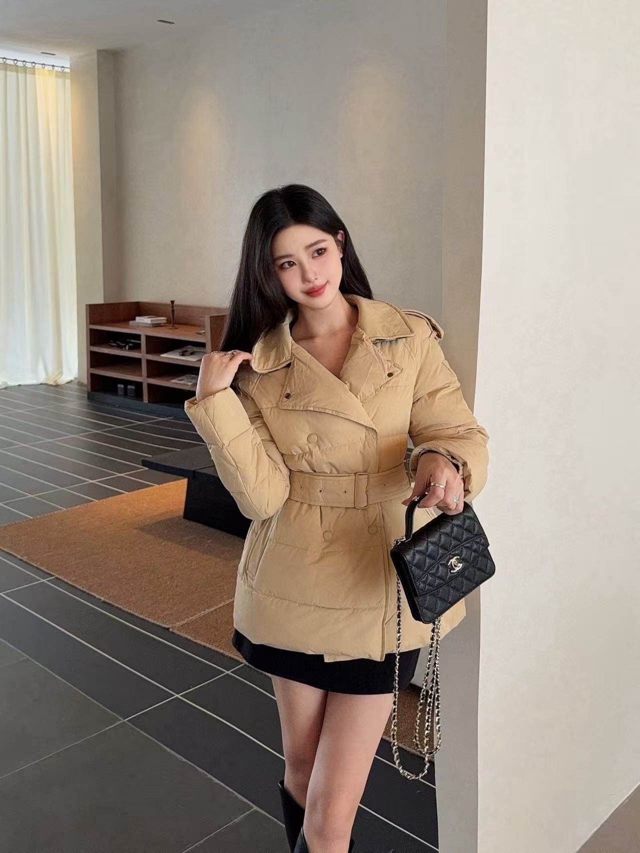 BUR8ERRY ダブルブレスト ダウンジャケット【50％割引+送料無料】