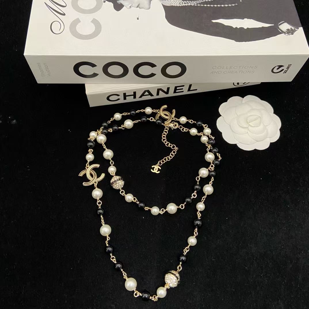 CHANE1 パールセーターネックレス【50％割引+送料無料】