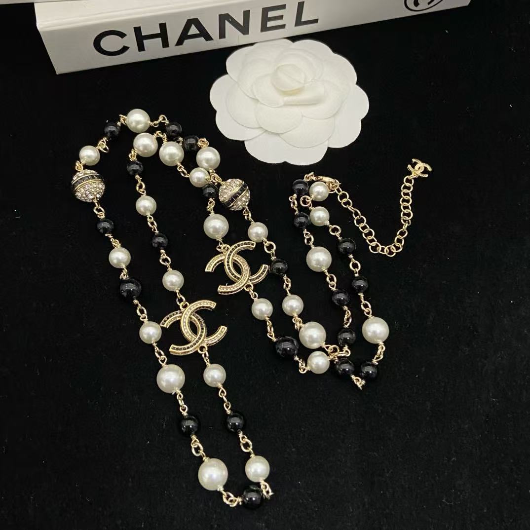 CHANE1 パールセーターネックレス【50％割引+送料無料】